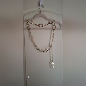 Golden Tone chain womens belt selena boho chic elegant luxury Formal